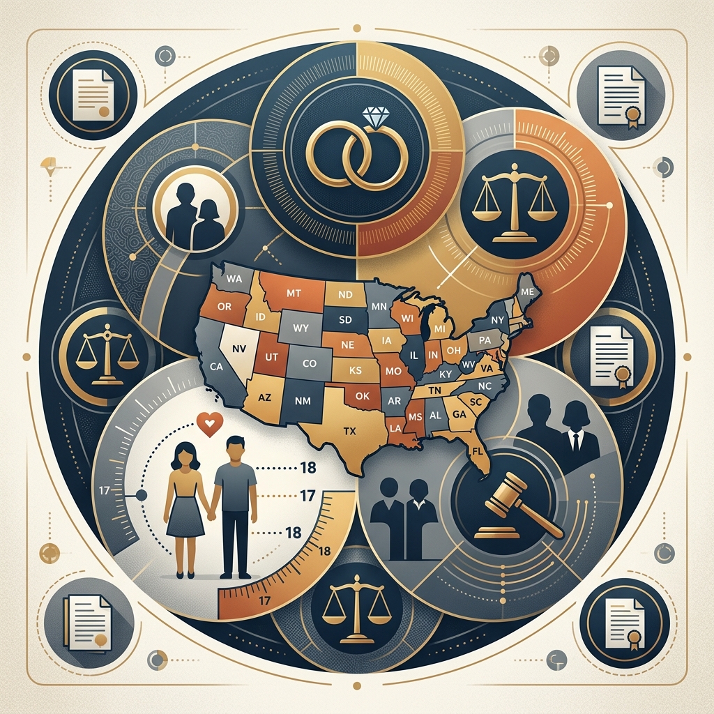 A detailed, state-focused guide to minimum marriage ages, consent rules, and child marriage reforms across the United States.