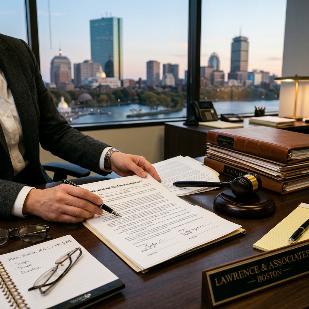 A practical guide to how Massachusetts regulates noncompetition agreements, their limits, and what employees and employers need to know.