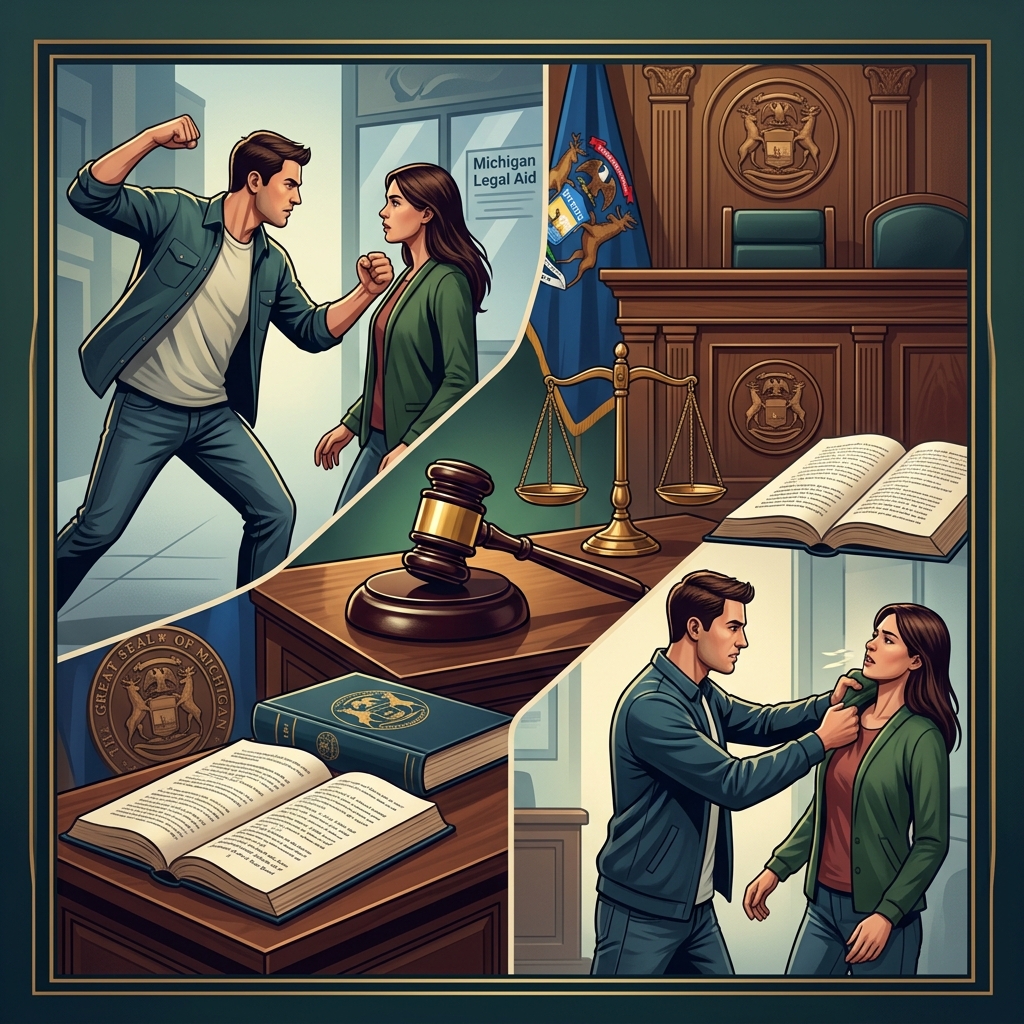 A practical guide to how Michigan defines, charges, and punishes assault and battery offenses under state law.