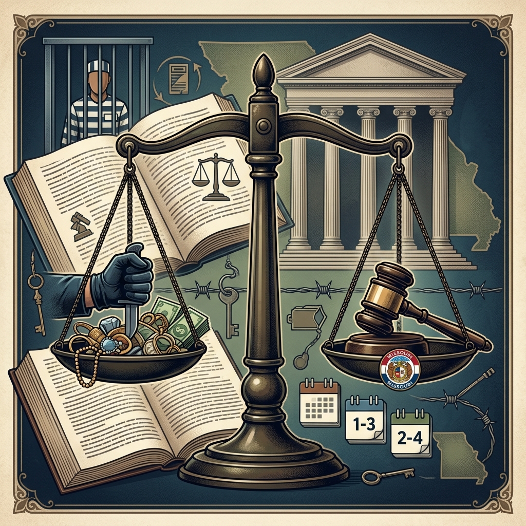 A clear, practical guide to Missouri robbery laws, degrees of charges, sentencing ranges, and defense considerations for anyone facing or researching these serious offenses.