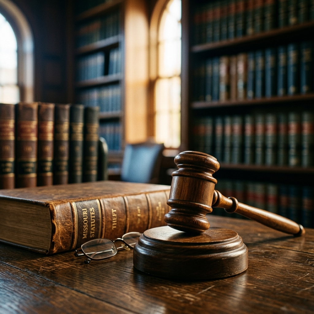 A practical, plain-language guide to how Missouri defines theft, classifies stealing offenses, and punishes property crimes.