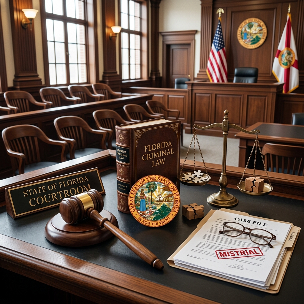 A clear guide to what a mistrial means, why it happens, and how it affects your rights and future in Florida criminal court.