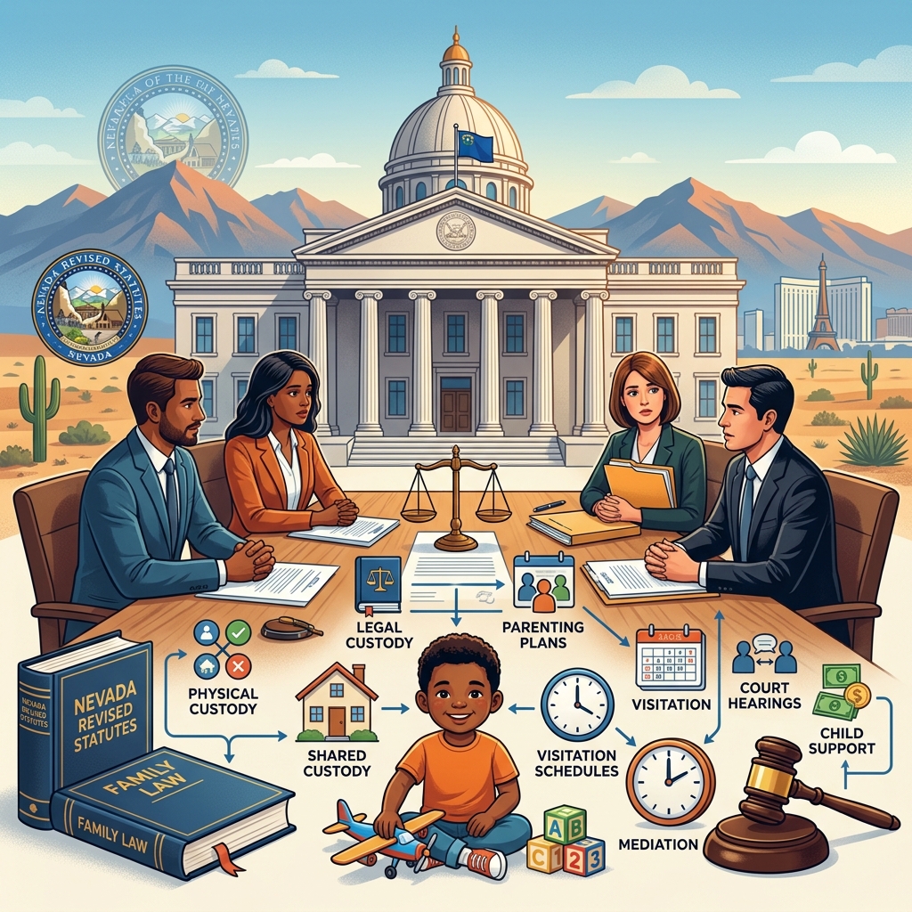 A practical guide to Nevada child custody rules, best-interest factors, and what parents can expect in court.