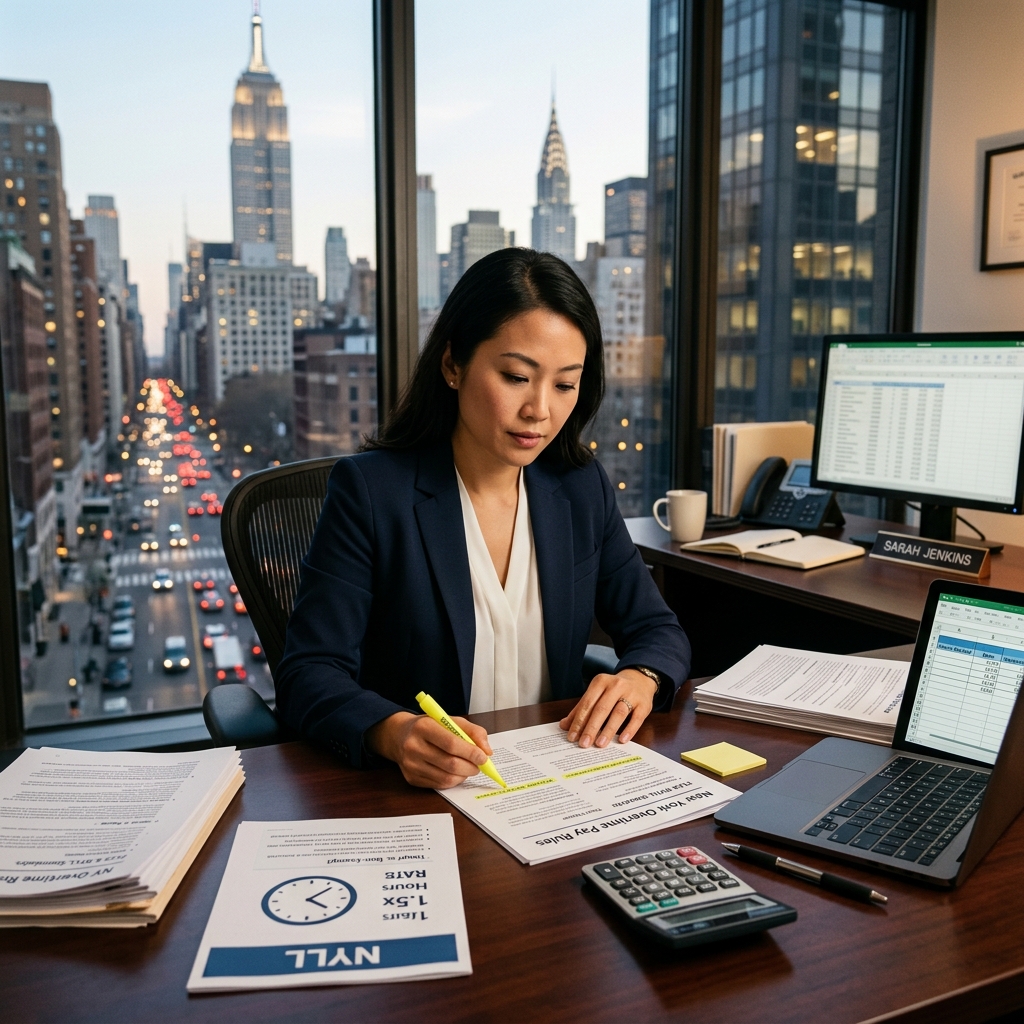 A clear guide to New York overtime rights, exemptions, special worker rules, and how to calculate what you are owed.