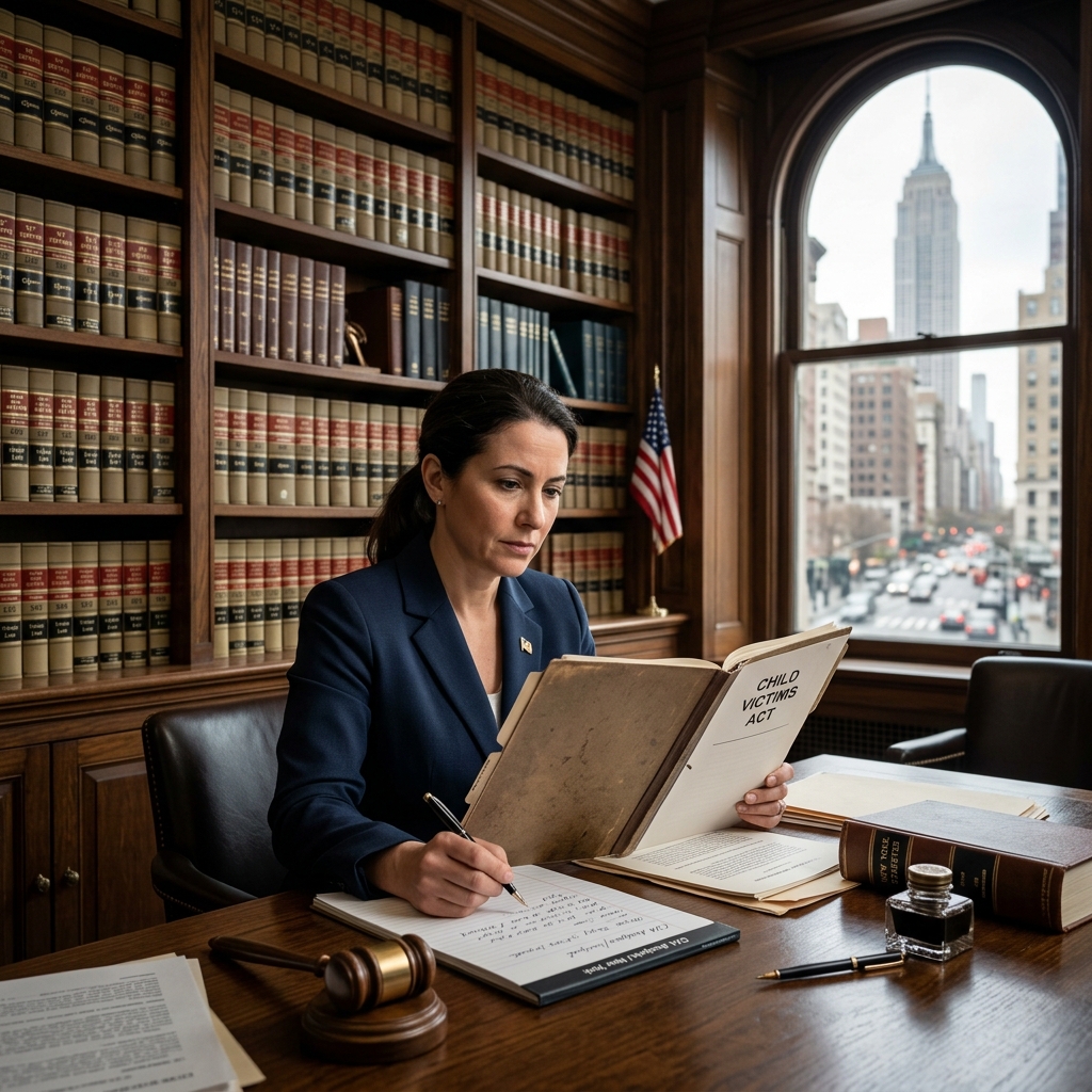 A practical guide to New York’s Child Victims Act, its lookback window, and extended rights for survivors of childhood sexual abuse.