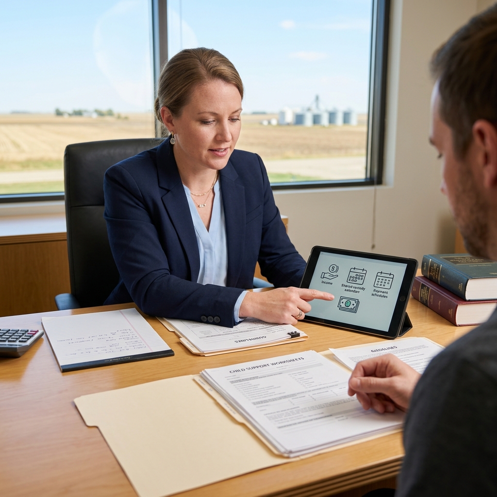 A practical guide to how North Dakota calculates, enforces, and modifies child support obligations for separated and divorced parents.