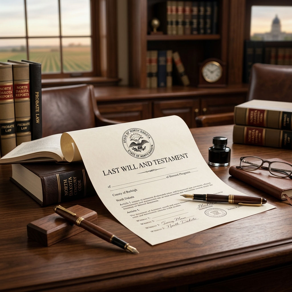 A practical guide to creating a valid will in North Dakota, from basic legal requirements to contests and probate issues.