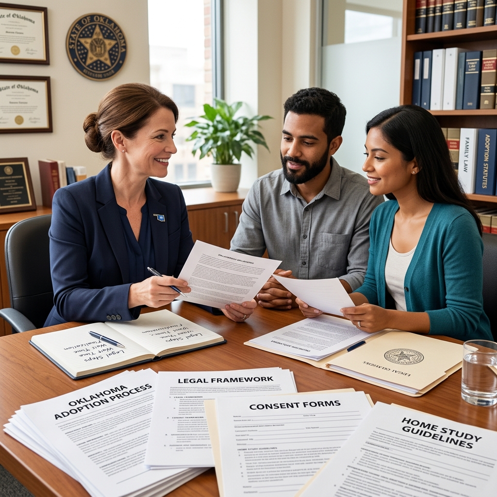 A plain-language guide to eligibility, consent, procedures, and legal effects of adoption under Oklahoma law.