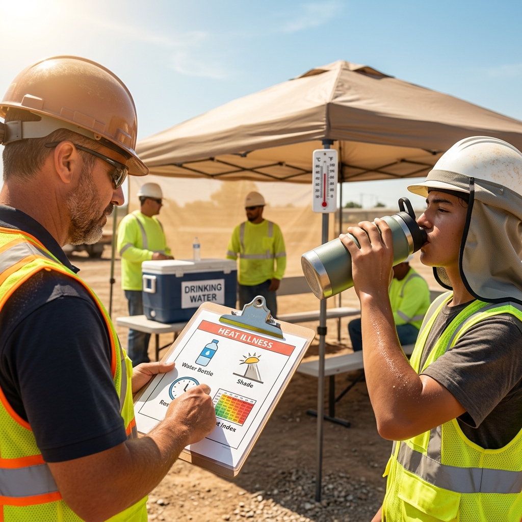 Learn how OSHA’s heat stress rules affect small businesses and what practical steps employers must take to keep workers safe in hot conditions.
