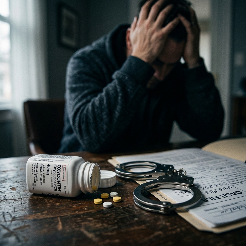 How misuse of OxyContin leads to criminal charges, penalties, and legal options in the United States.