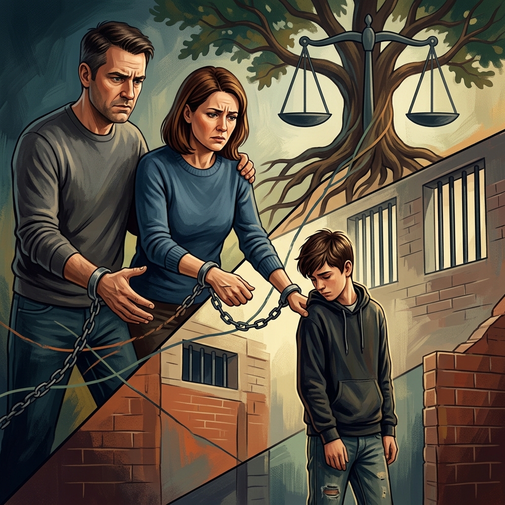 How and when parents can be held legally, financially, and practically accountable for crimes committed by their children.