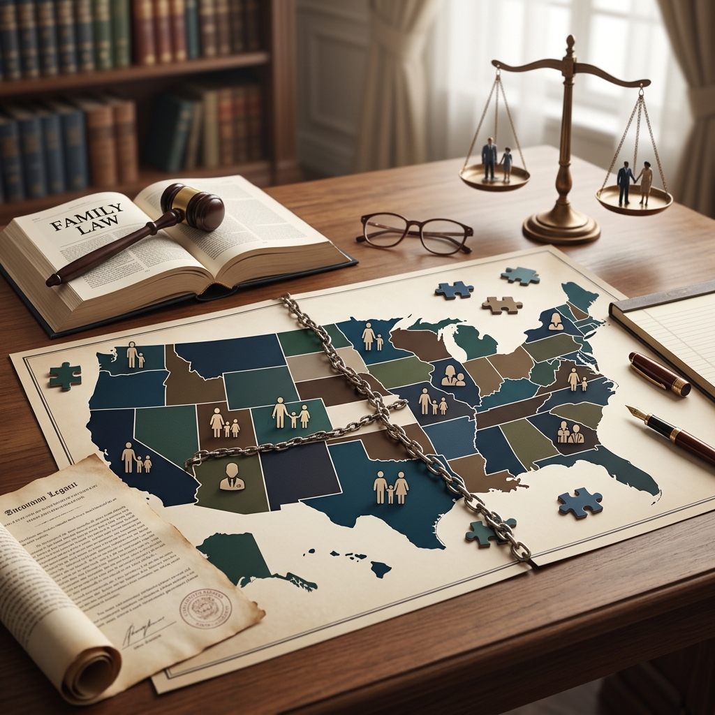 A practical guide to how paternity is established, challenged, and enforced in different U.S. states for unmarried and married parents.