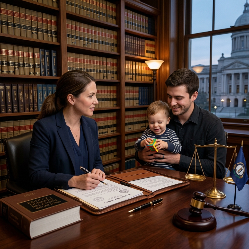A practical guide to establishing legal fatherhood, rights, and responsibilities under Kentucky paternity law.
