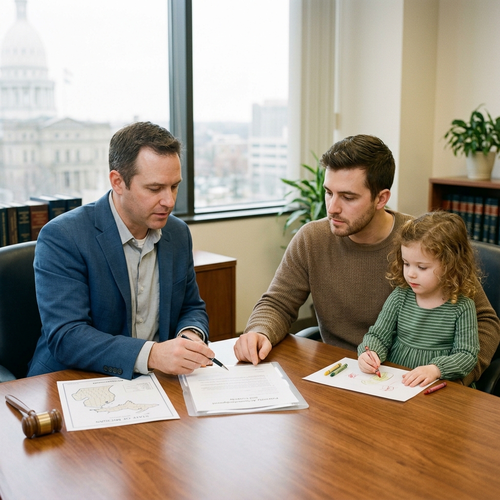 A practical, plain‑language guide to establishing paternity in Michigan, including rights, procedures, and common legal issues.