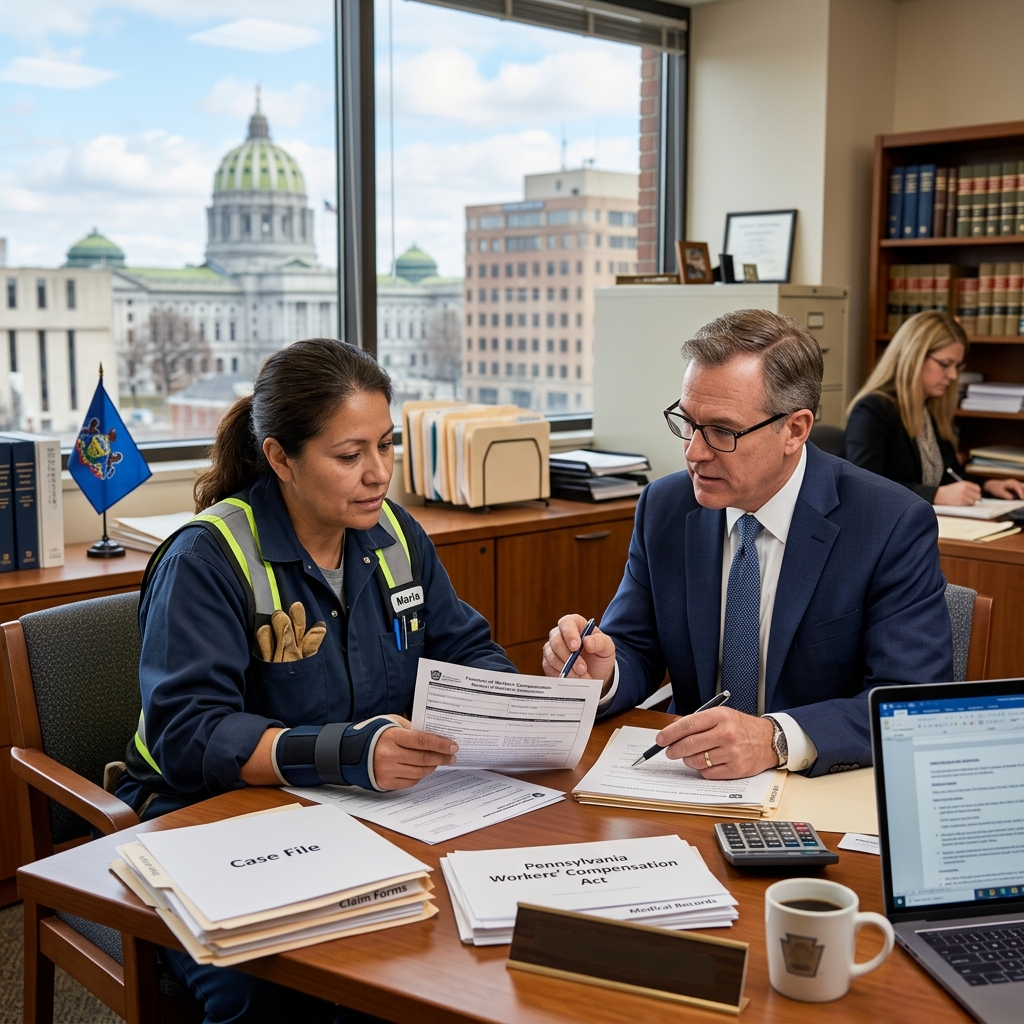 A practical guide to Pennsylvania workers’ compensation benefits, eligibility, employer duties and claims procedures for injured employees.