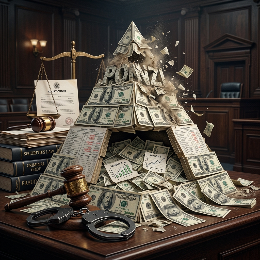A clear, practical guide to how Ponzi schemes work, warning signs to watch for, and the criminal penalties they can trigger.