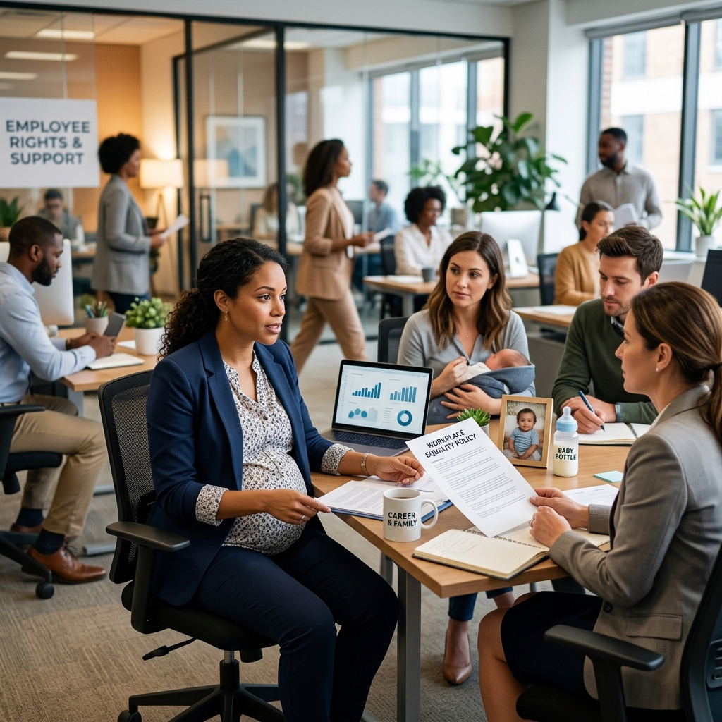 How pregnancy and parenting discrimination harms workers, and the legal protections that can help keep families economically secure.