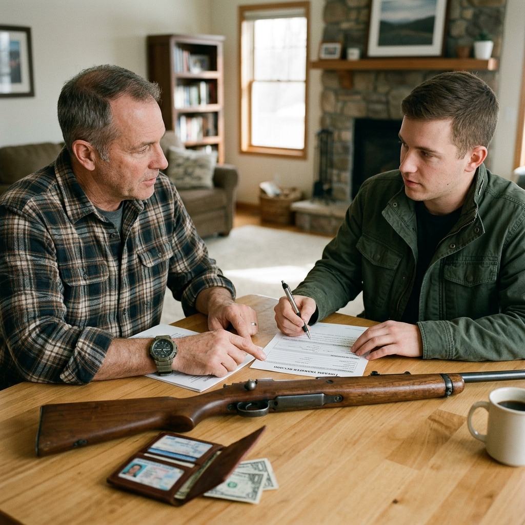 A practical legal guide to buying and selling firearms privately, with an emphasis on federal rules, state variations, and common pitfalls.