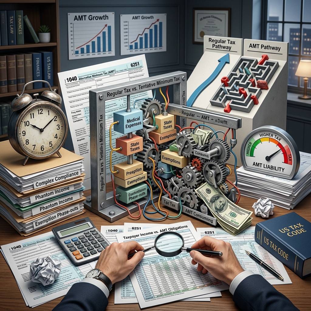 A clear guide to how the alternative minimum tax works, why it creates burdens, and what taxpayers can do to manage its impact.