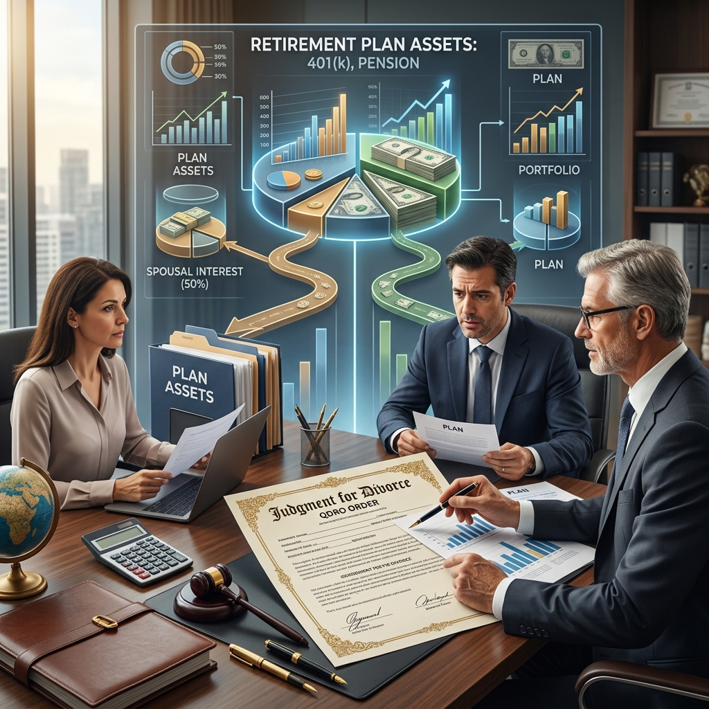 Learn how Qualified Domestic Relations Orders divide retirement benefits for support and property rights in divorce and separation cases.