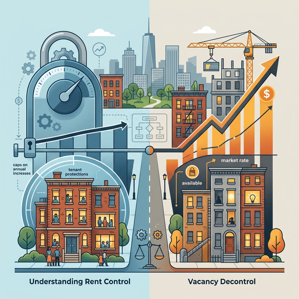 Understanding Rent Control and Vacancy Decontrol A practical guide to how rent control and vacancy decontrol shape rental prices, tenant protections, and housing markets in the United States.