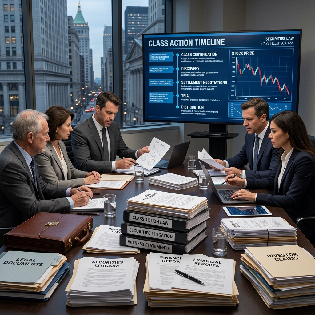 A clear, investor-focused guide to how securities class action lawsuits work, what they cover, and how shareholders can protect their rights.