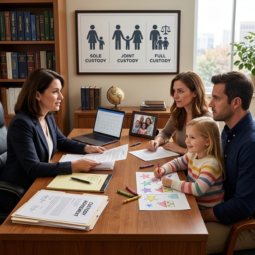 A clear, practical guide to the differences between sole, full, and joint custody so parents can navigate child custody decisions more confidently.