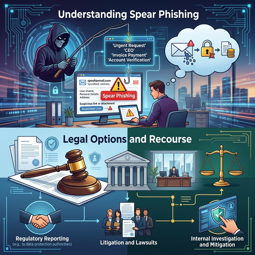 Learn how targeted spear phishing attacks work, how to spot them, and what legal steps you may take if you become a victim.