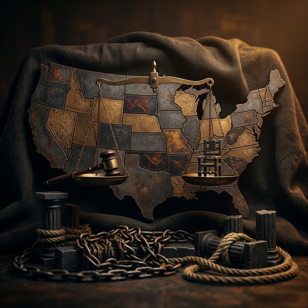 A detailed overview of how U.S. states regulate, apply, and limit the death penalty within their criminal justice systems.