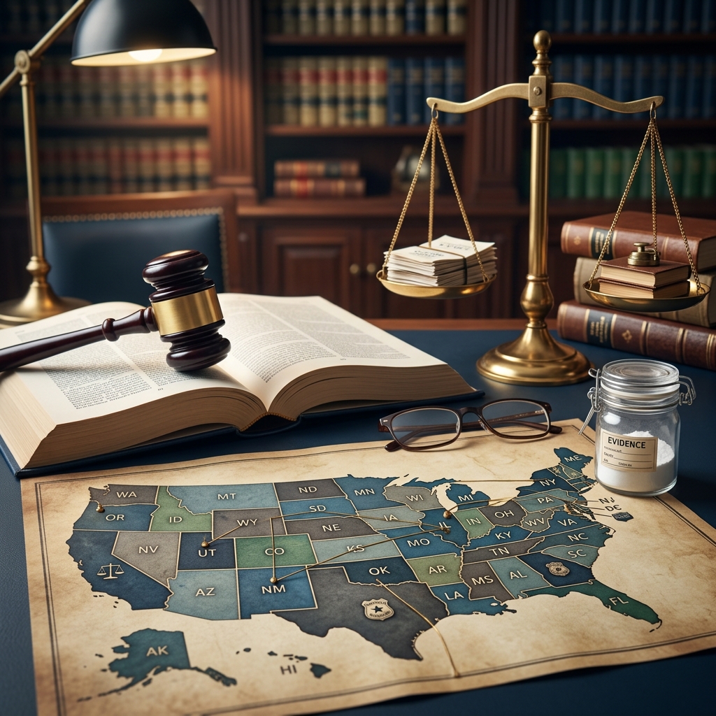 A practical guide to how U.S. states regulate cocaine, common offenses, penalties, and your legal options if you are charged.
