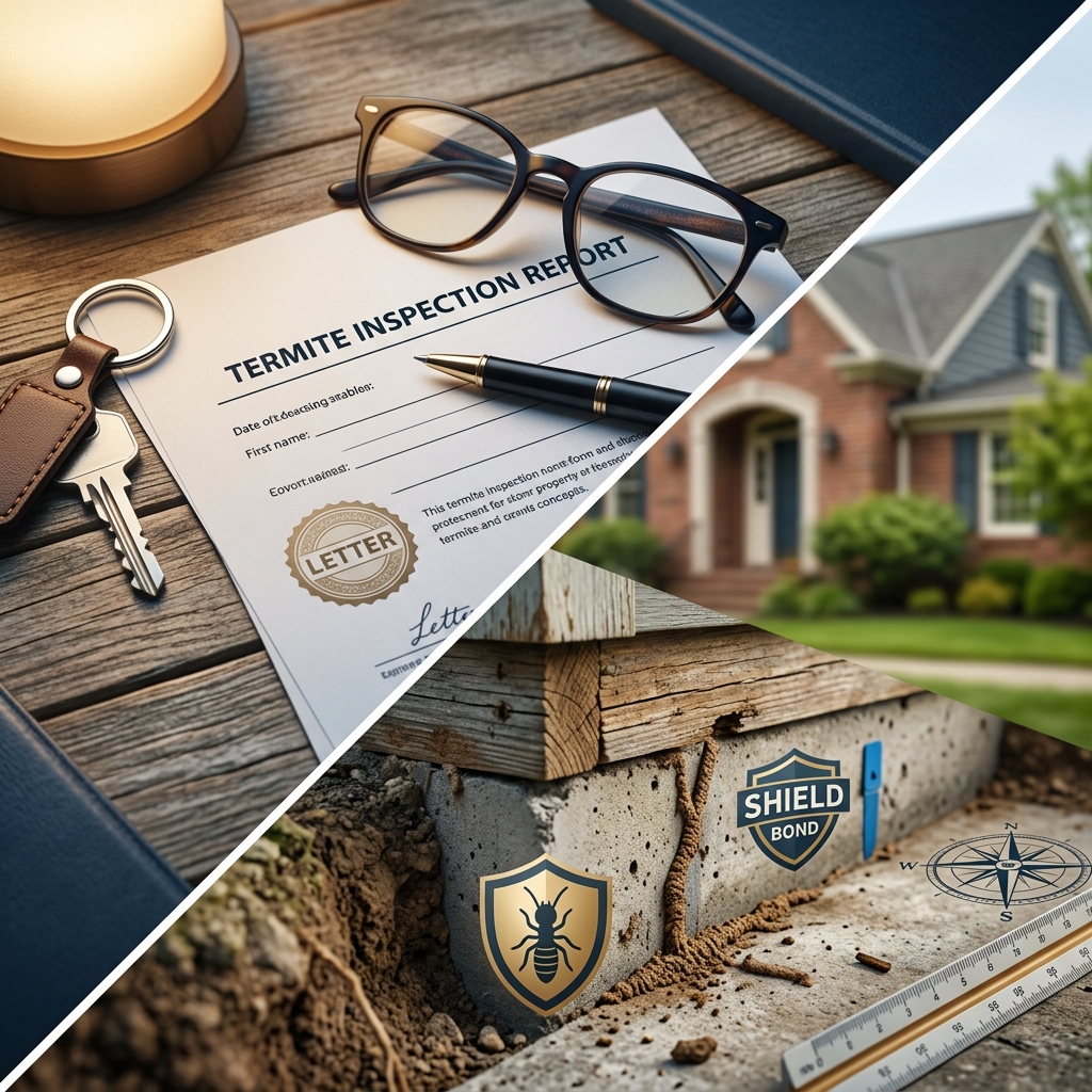 Learn how termite bonds and termite letters protect buyers, sellers, and lenders from costly wood-destroying insect damage.