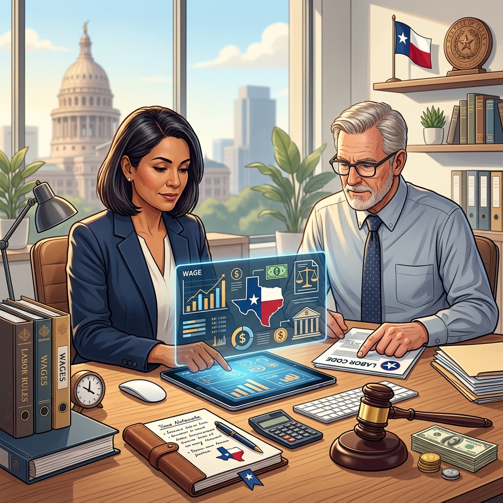 A practical guide to Texas wage payment rules, pay frequency, final paychecks, and employee remedies under the Texas Labor Code.