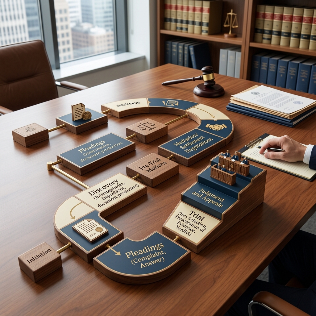 Understanding the Civil Lawsuit Timeline A practical, step-by-step guide to what happens in a civil lawsuit from first dispute through trial and possible appeal.