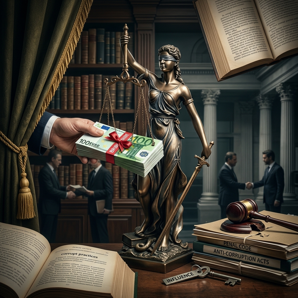 A detailed legal guide to how bribery is defined, prosecuted, punished, and distinguished from ordinary gifts in public and private settings.