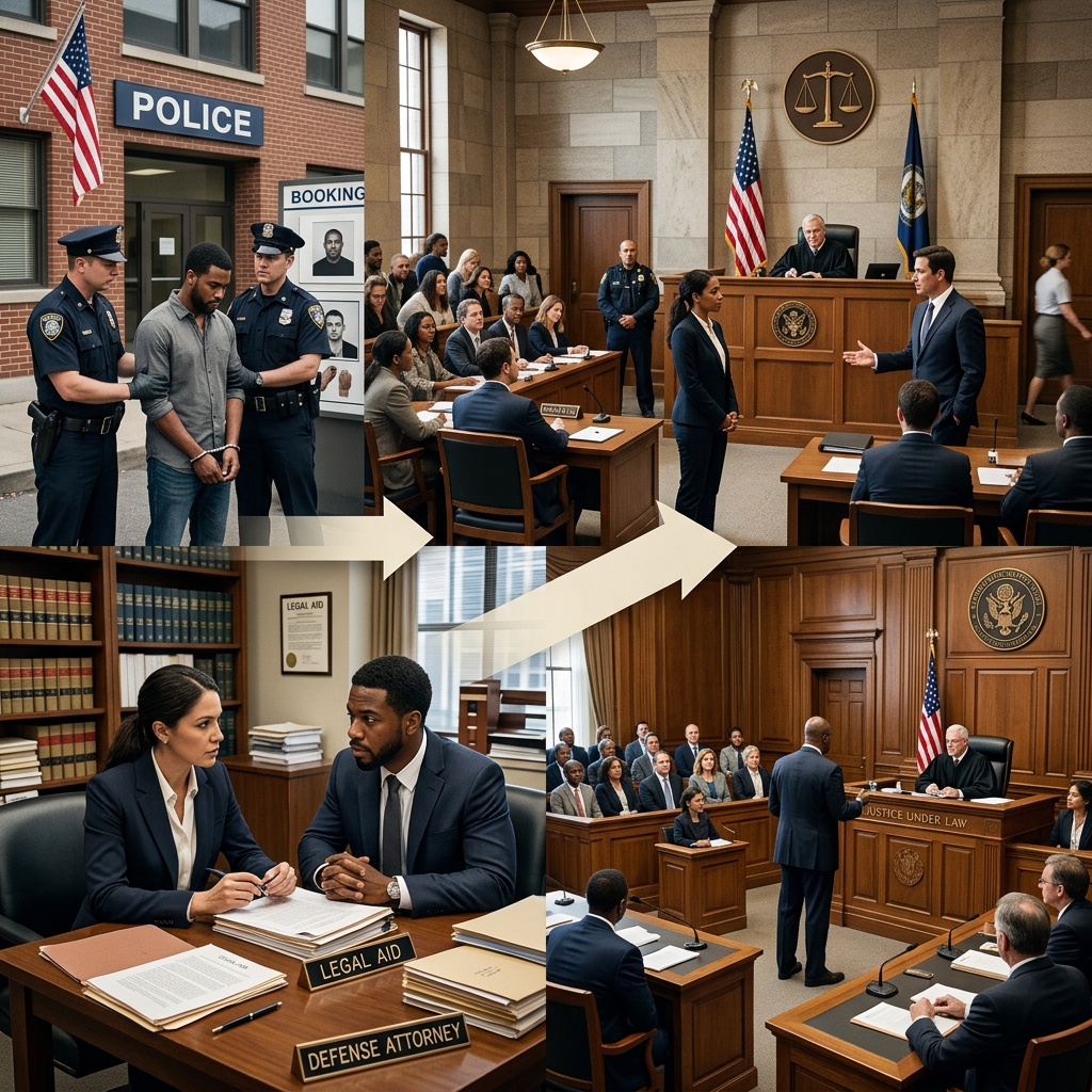A clear, step‑by‑step guide to how a criminal case moves from investigation to sentencing and beyond in the U.S. justice system.