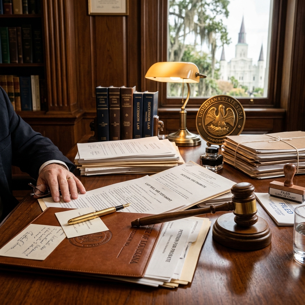 A practical guide to how successions work in Louisiana, from opening the estate to the final judgment of possession.
