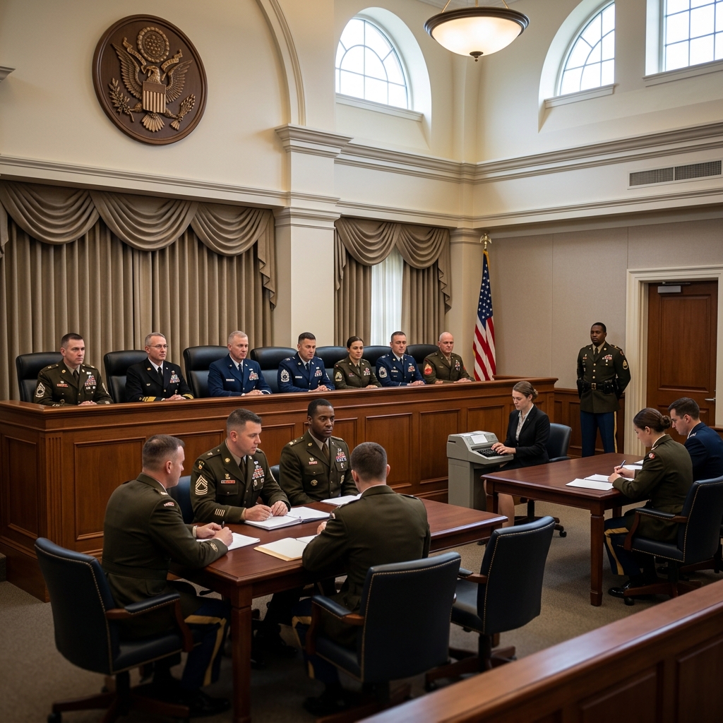A practical, step‑by‑step guide to how court‑martial cases move through the military justice system from accusation to appeal.