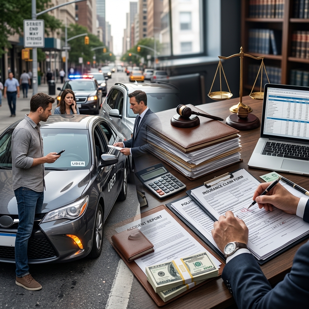 A practical guide to Uber’s insurance coverage, how settlements work after rideshare accidents, and what injured passengers, drivers, and third parties should know.