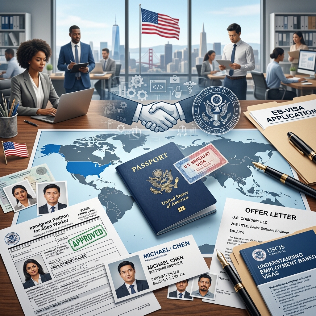 A practical guide to U.S. employment-based immigrant visas, preference categories, and the green card process for foreign workers and employers.