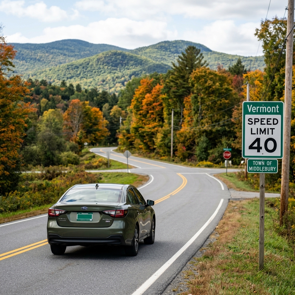 A practical, plain‑English guide to Vermont traffic rules, from speed limits to right‑of‑way and distracted driving.