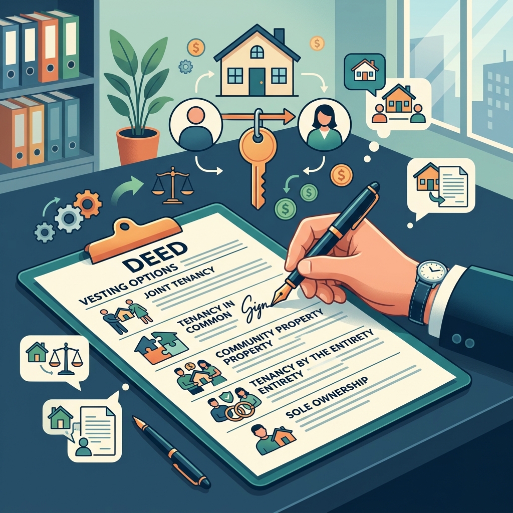 Learn how vesting deeds define property ownership, protect buyers, and shape what happens to real estate when owners sell, die, or transfer title.