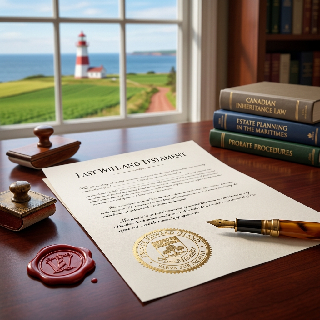 A practical, plain-language guide to making, changing, and understanding wills for residents of Prince Edward Island.