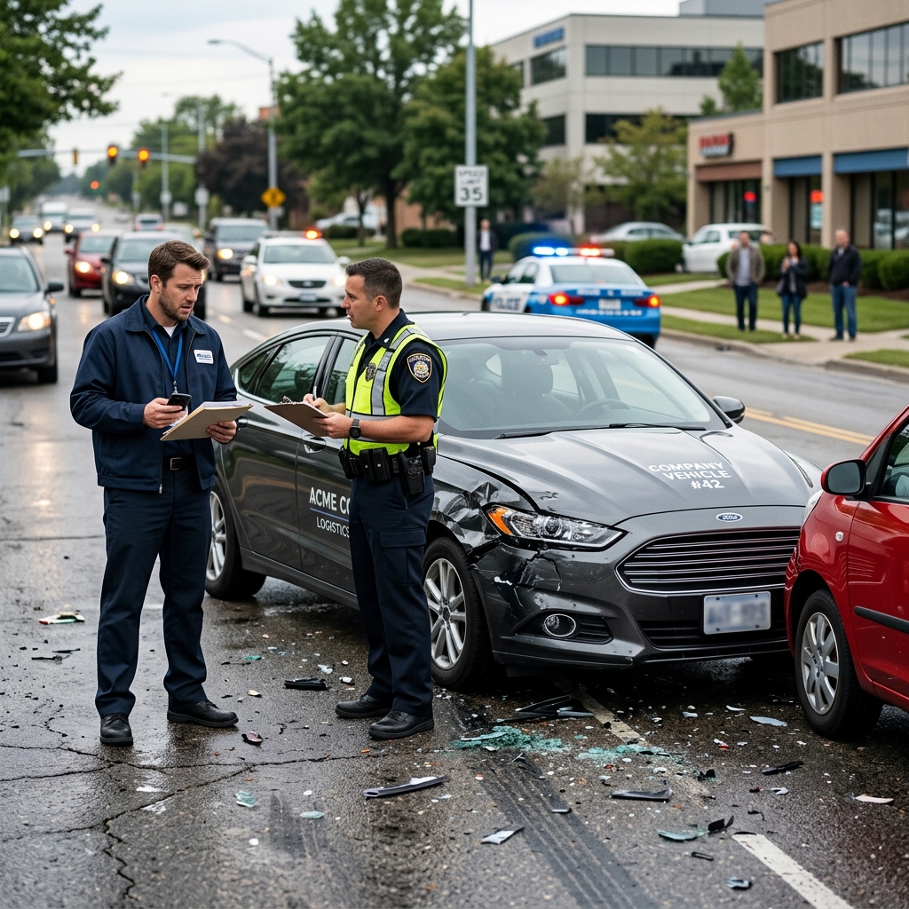 Learn how liability, insurance, and workplace protections work when you are injured or involved in a crash while driving a company vehicle.