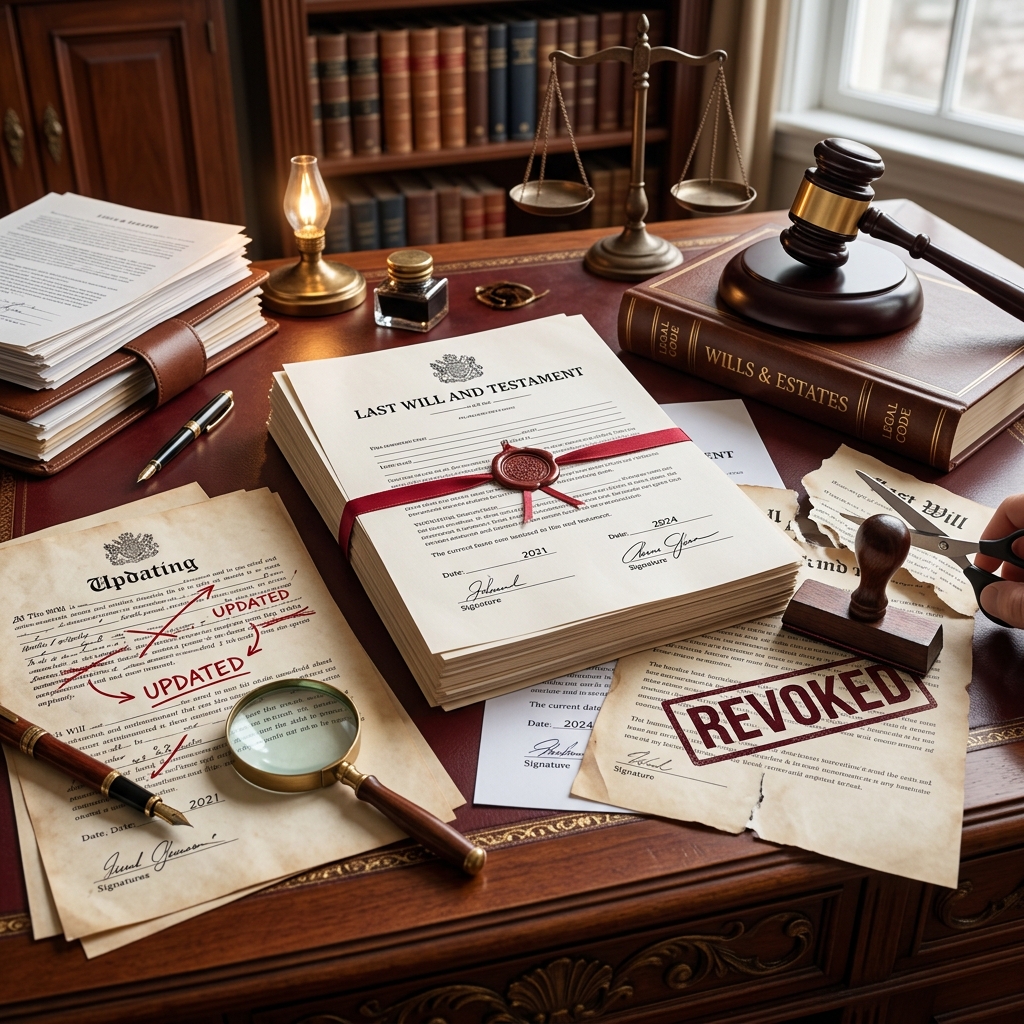 Learn how to legally update, revoke, and challenge a will so your estate plan reflects your true wishes and remains enforceable.