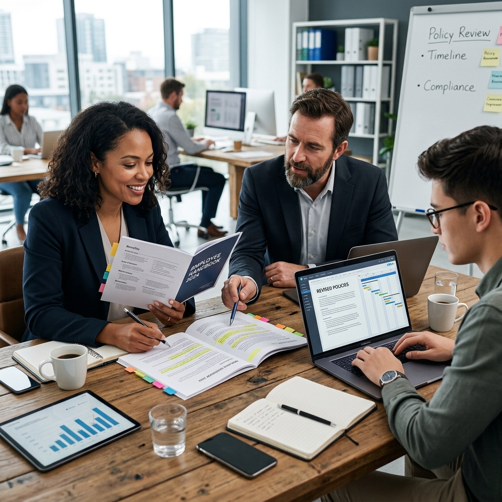 Learn how, when, and why to update your employee handbook so it stays compliant, clear, and aligned with your evolving workplace.