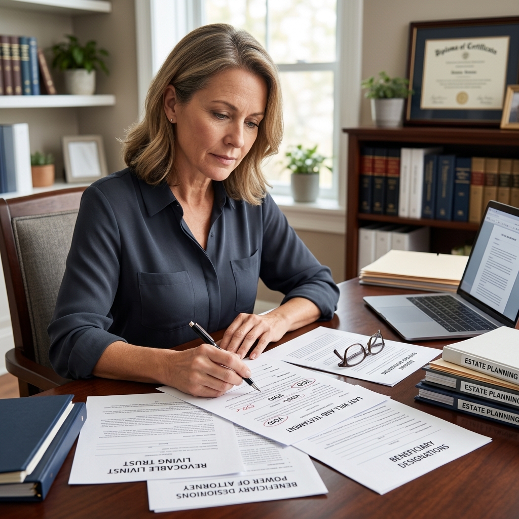 Key legal and financial steps to realign your estate plan after divorce so your property, children, and legacy are protected.