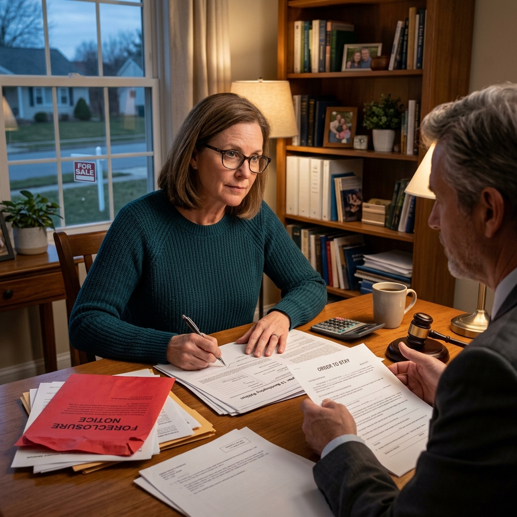 Understand how Chapter 7 and Chapter 13 bankruptcy interact with foreclosure, the automatic stay, and your options for keeping or surrendering your home.