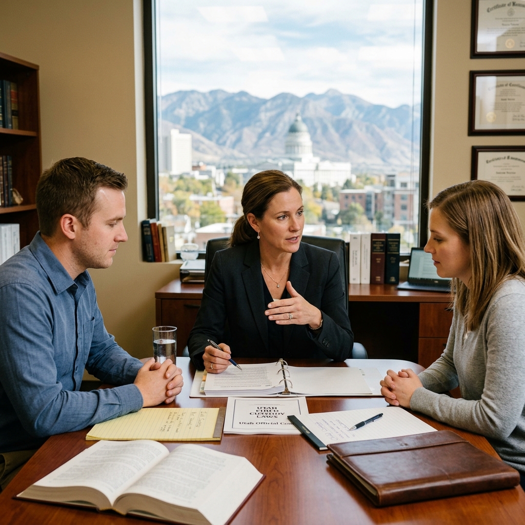 Understand how Utah courts decide custody, parent-time, and modifications.