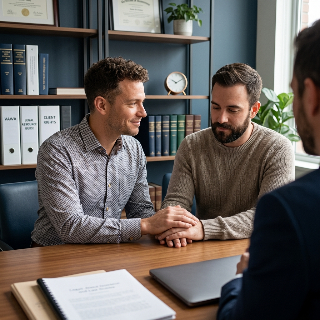 Understanding how the Violence Against Women Act applies to LGBTQ+ survivors when the victim and offender are the same sex, and what protections the law provides.