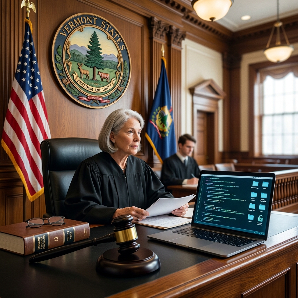 A clear guide to Vermont’s computer crime rules, penalties, venue, and civil remedies.